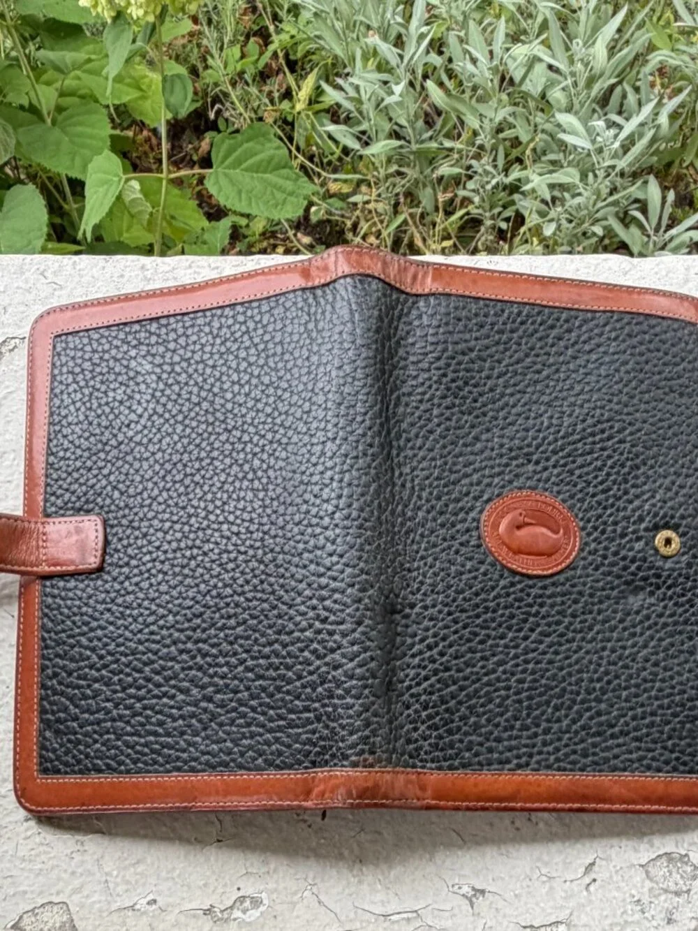 Dooney & Bourke Vintage USA 90s Travelers Organizer Planner Journal Notebook